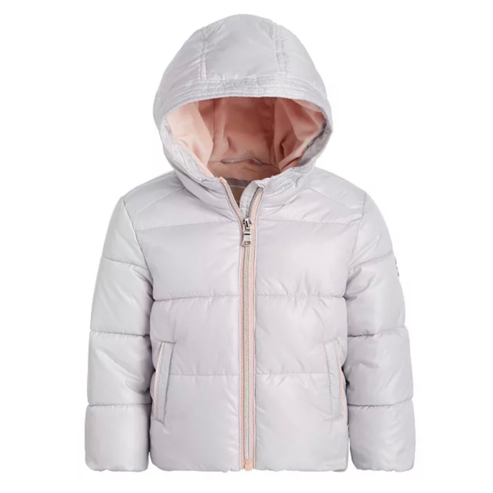 Michael Kors Baby Girls Pearlized Puffer Jacket
